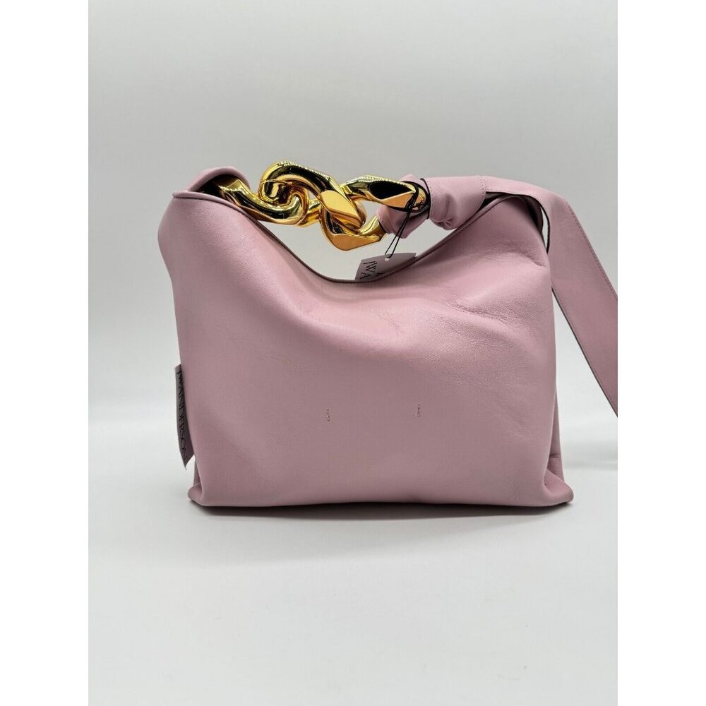 Jw Anderson Medium Leather Chain hobo bag - Pale Pink - Picture 8 of 16
